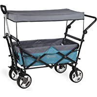Sekey Carretto Pieghevole e Tetto Carrello di Trasporto con Custodia Carriola Offroad Ruote con Freni Carretto a Mano…